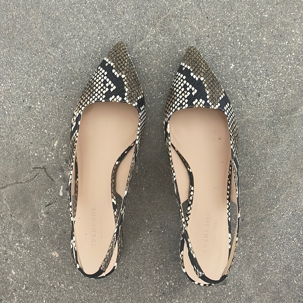 Everlane sling back heels